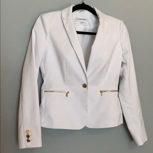 White blazer